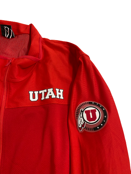 Marco Anthony Utah Basketball Team-Issued Zip-Up Jacket (Size XL)