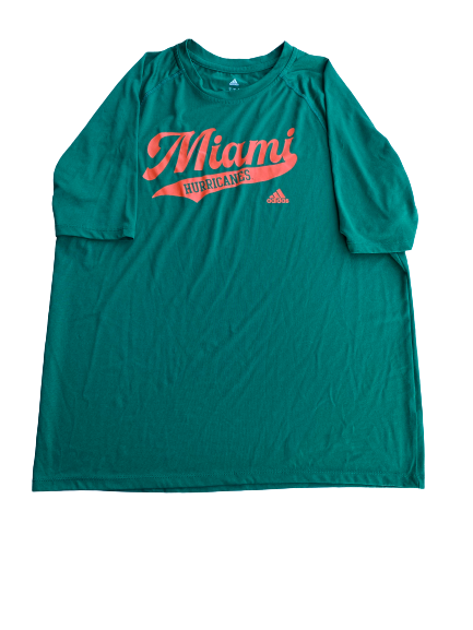 Slade Cecconi Miami Baseball Team Issued T-Shirt (Size L)