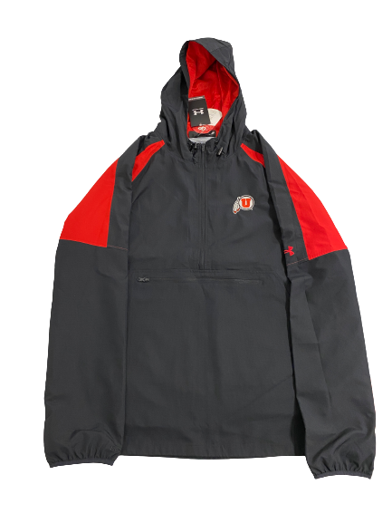 Marco Anthony Utah Basketball Team-Issued 1/4 Zip Jacket (Size XL)