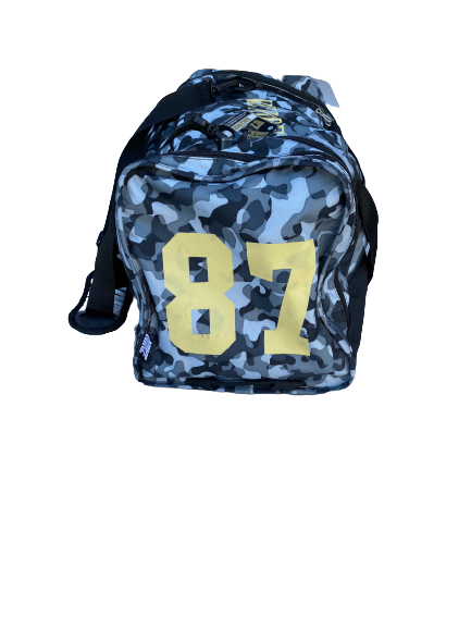 Alex Bachman Wake Forest Football Player-Exclusive Duffel Bag With Number