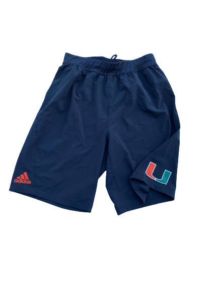 Anthony Lawrence Miami Basketball Team Issued Shorts (Size M)