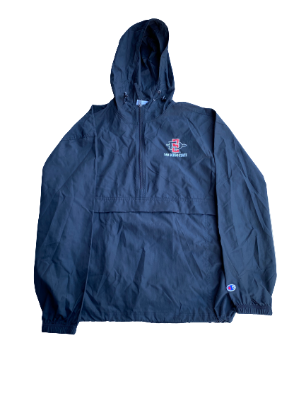 Jalen McDaniels San Diego State Half-Zip Pullover Jacket (Size L)