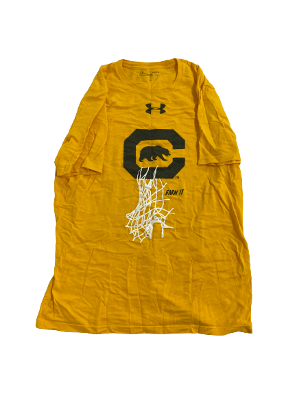 Joel Brown California Basketball Team-Issued T-Shirt (Size L)