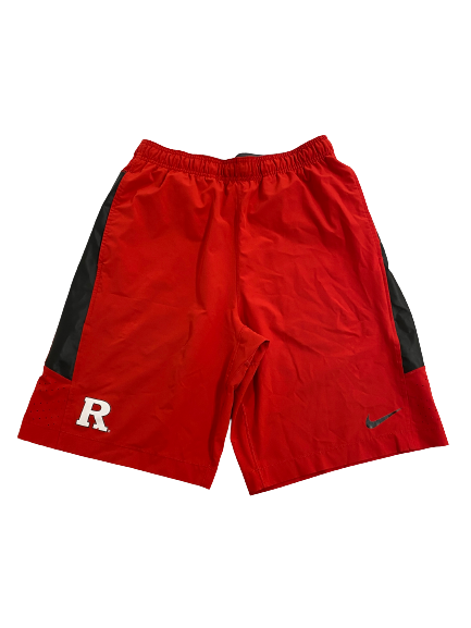 Brendan Bordner Rutgers Football Team-Issued Shorts (Size M)