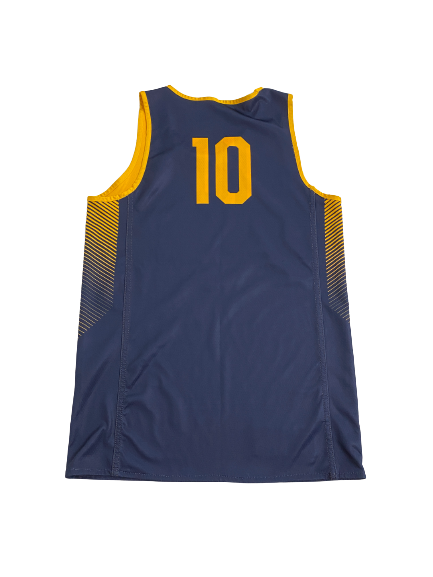 DeJuan Clayton California Basketball Player-Exclusive Reversible Practice Jersey (Size M)