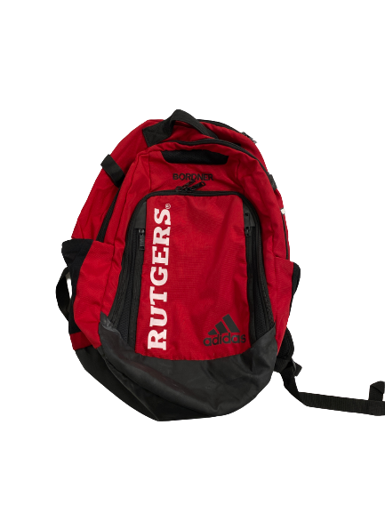 Brendan Bordner Rutgers Football Team-Issued Backpack