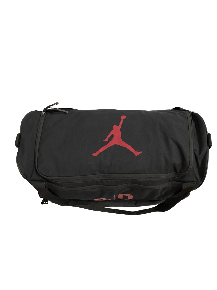 Robert Barnes Oklahoma Football Player-Exclusive Jordan Travel Duffel Bag With 