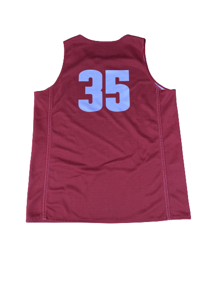Nate Reuvers Wisconsin Basketball SIGNED Player Exclusive Reversible Practice Jersey (Size XL)