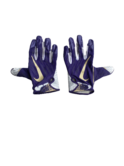 Levi Onwuzurike Washington Football Nike Gloves (Size XXXXL)