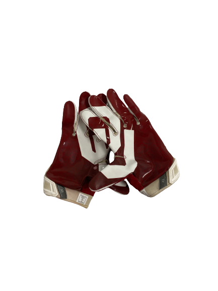 Robert Barnes Oklahoma Football Player-Exclusive Gloves (Size XL)