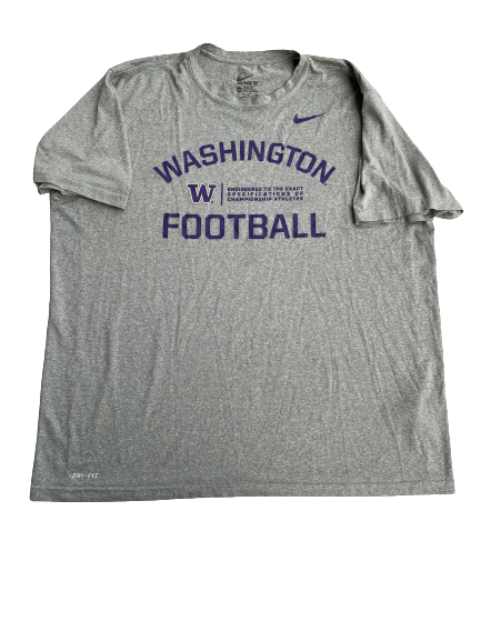 Levi Onwuzurike Washington Football Nike T-Shirt With Number on Back (Size XXL)