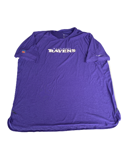 Matt Skura Baltimore Ravens Team Issued T-Shirt (Size 3XL)