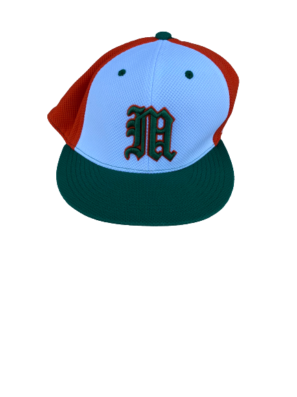 Slade Cecconi Miami Baseball Game Hat (Size 7 1/8)