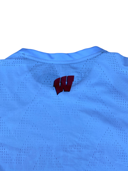 Nate Reuvers Wisconsin Basketball Player Exclusive Pre-Game Shooting Shirt (Size 2XL)