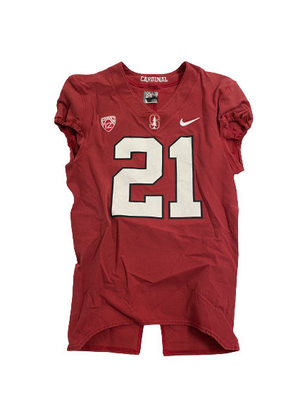 Kendall Williamson Stanford Football Game Worn Jersey (Size 40)