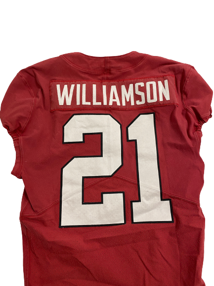 Kendall Williamson Stanford Football Game Worn Jersey (Size 40)