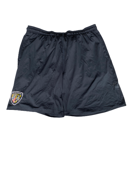 Matt Skura Baltimore Ravens Team Issued Shorts (Size 3XL)