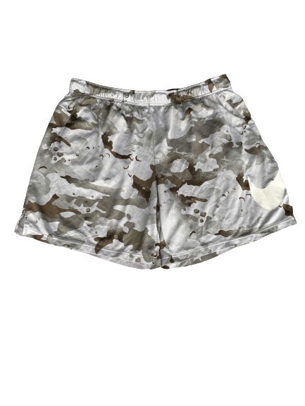 Matt Skura Baltimore Ravens Team Issued Exclusive Camo Shorts (Size 3XL)