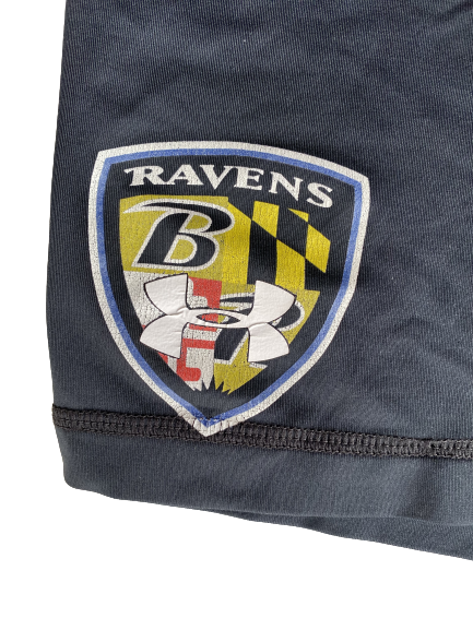 Matt Skura Baltimore Ravens Team Issued Shorts (Size 3XL)