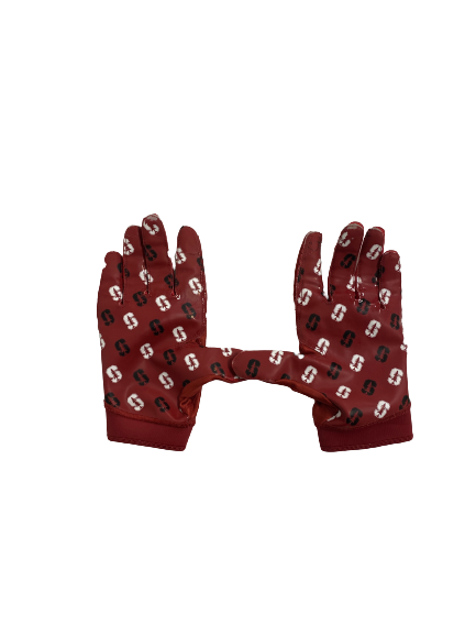 Kendall Williamson Stanford Football Player Exclusive Gloves (Size XXL)