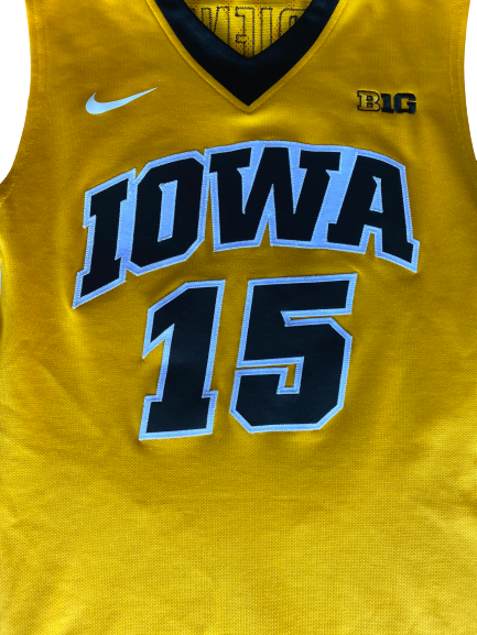 Ryan Kriener Iowa Basketball 2016-2017 Season Game-Worn Jersey (Size 50)