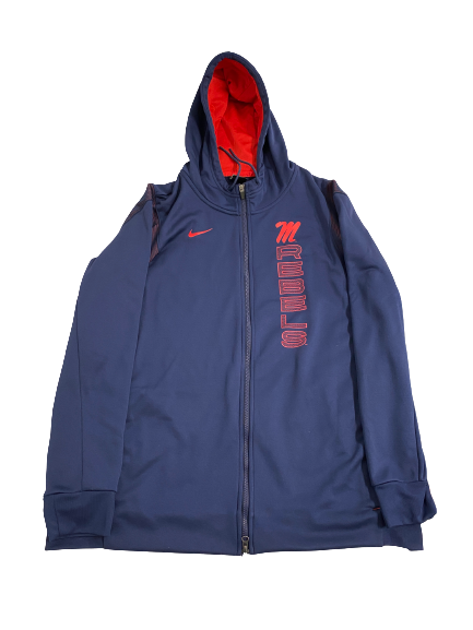 Tavius Robinson Ole Miss Football Team-Issued Zip-Up Jacket (Size XXL)