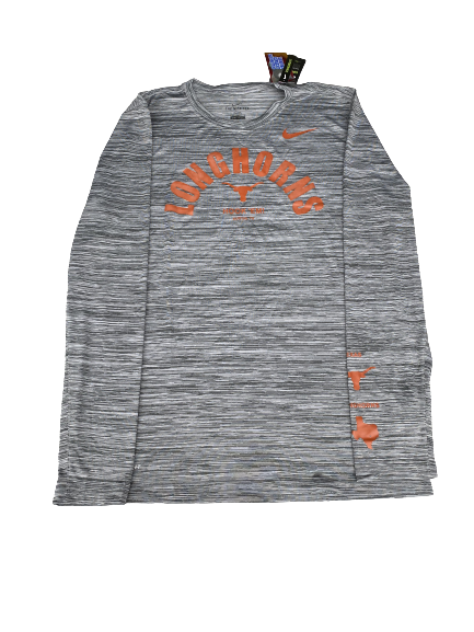 Matt Coleman Texas Basketball Team Issued Long Sleeve Shirt (Size LT)