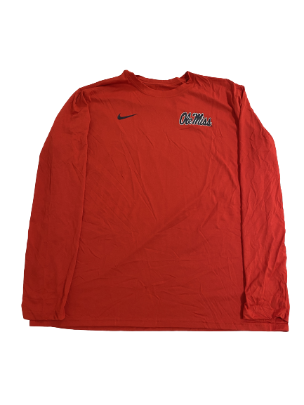 Tavius Robinson Ole Miss Football Team-Issued Long Sleeve Shirt (Size XXL)