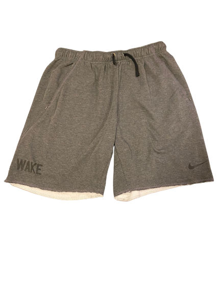 Chaundee Brown Wake Forest Basketball Team Issued Sweat Shorts (Size L)