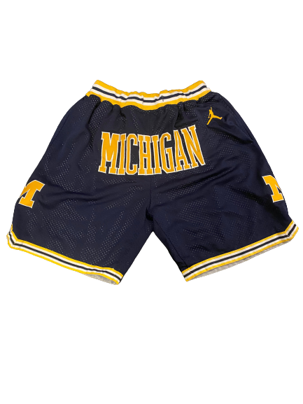 Chaundee Brown Michigan Replica Just Don Shorts (Size L)