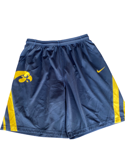 Ryan Kriener Iowa Basketball Nike Practice Shorts (Size XL)