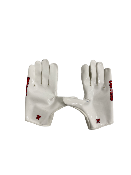 Tavius Robinson Ole Miss Football Player-Exclusive Gloves (Size XXL)