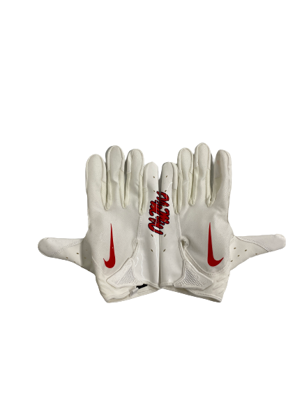 Tavius Robinson Ole Miss Football Player-Exclusive Gloves (Size XXL)