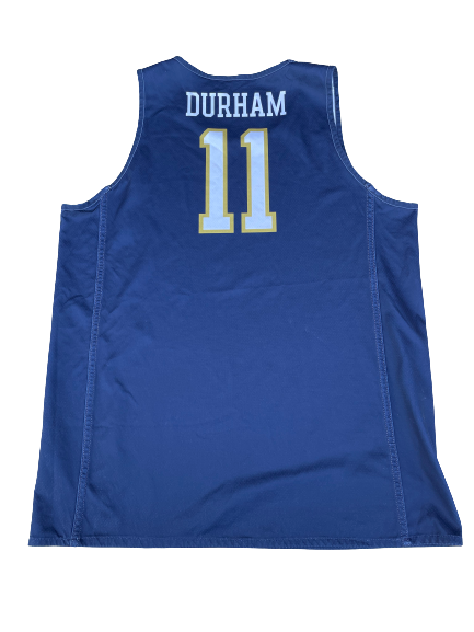 Juwan Durham Notre Dame Basketball Player Exclusive Reversible Practice Jersey (Size XL)