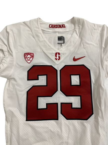 Kendall Williamson Stanford Football Game Worn Jersey (Size 40)