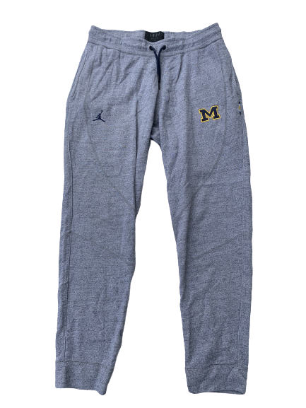 Michigan Basketball Team Issued Jordan Sweatpants (Size XLT)