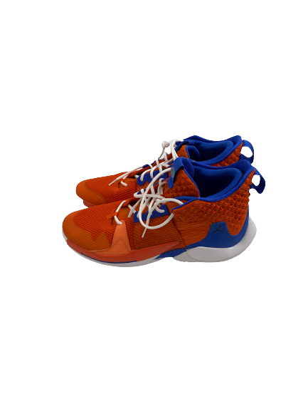 Colin Castleton Florida Basketball Player-Exclusive Why Not Zero.2 Shoes (Size 16)