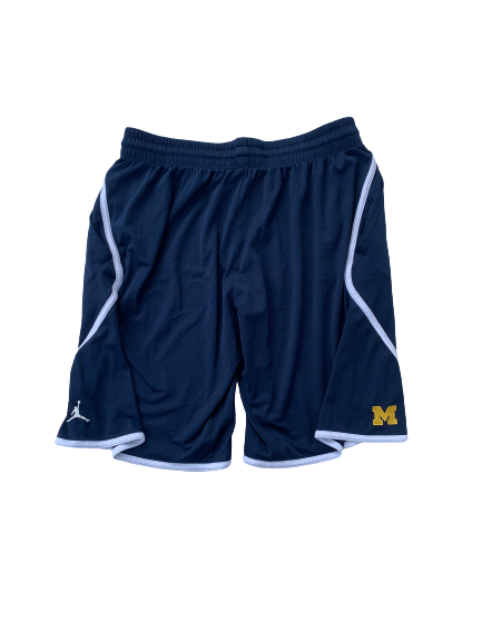 Michigan Basketball Team Issued Jordan Shorts (Size L)