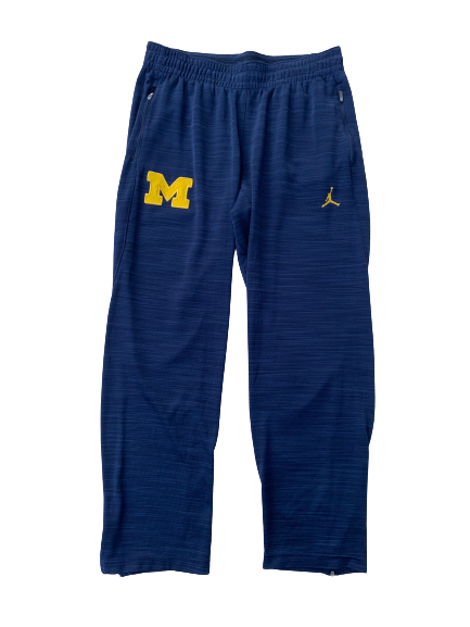 Michigan Basketball Team Issued Jordan Sweatpants (Size L)
