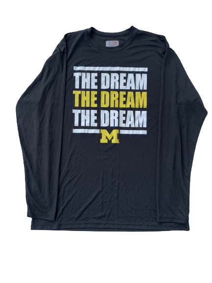 Michigan Basketball Team Exclusive "THE DREAM" MLK Shirt (Size L)