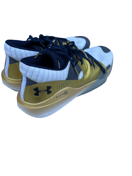 Juwan Durham Notre Dame Basketball Team Exclusive Game Worn Shoes (Size 16)