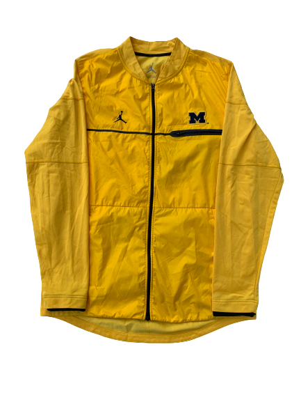 Michigan Basketball Team Issued Jordan Full-Zip Jacket (Size L)
