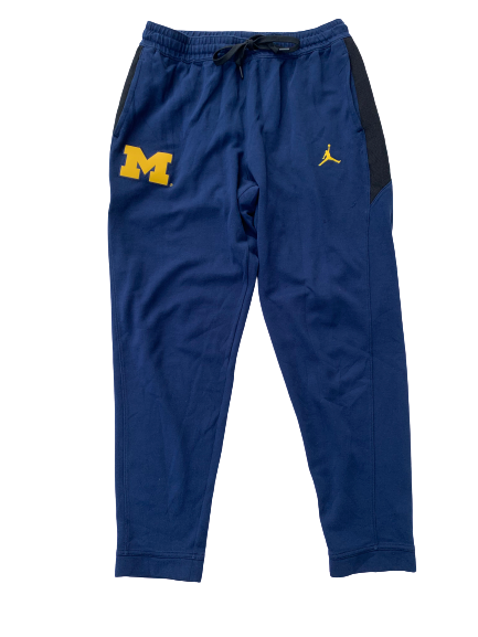 Michigan Basketball Team Issued Jordan Sweatpants (Size XL)