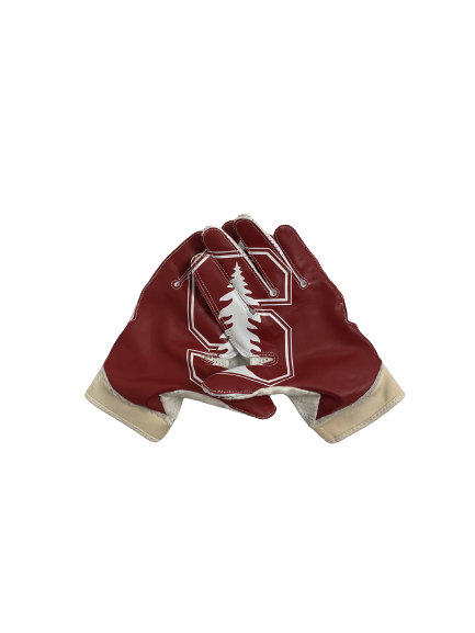 Kendall Williamson Stanford Football Player Exclusive Gloves (Size XL)