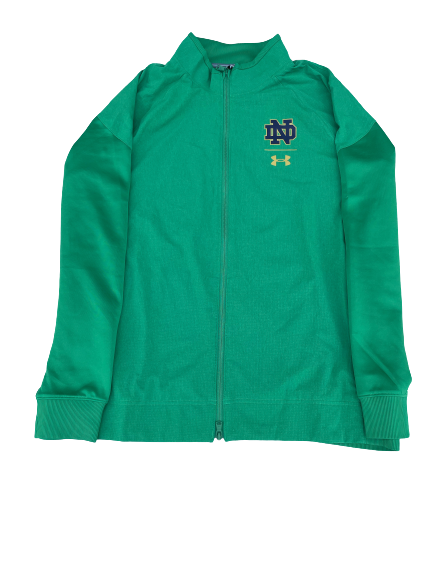 Juwan Durham Notre Dame Basketball Team Issued Zip Up Jacket (Size XL)