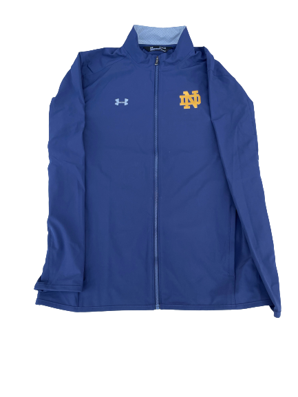 Juwan Durham Notre Dame Basketball Team Issued Zip Up Jacket (Size XL)