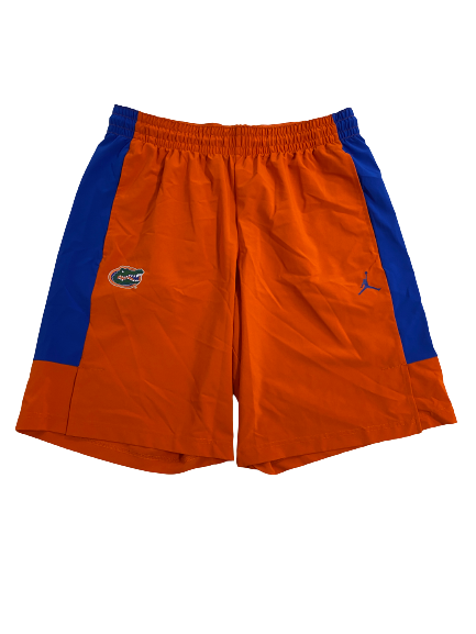 Colin Castleton Florida Basketball Team-Issued Shorts (Size XL)