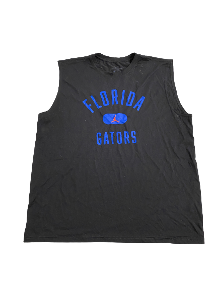 Colin Castleton Florida Basketball Team-Issued Workout Tank (Size XL)