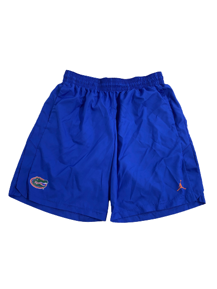Colin Castleton Florida Basketball Team-Issued Shorts (Size XXL)