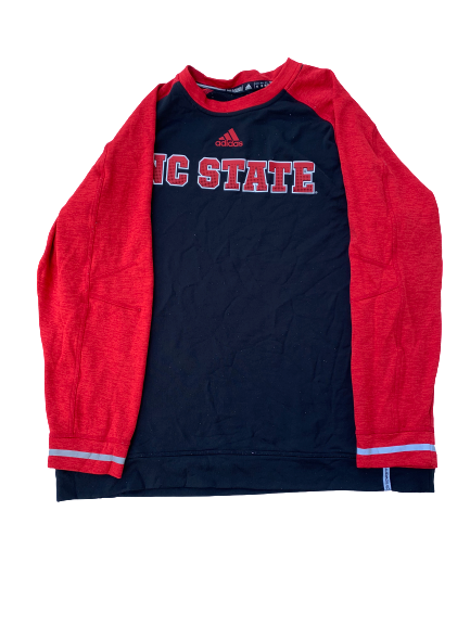 Tabari Hines NC State Team Issued Long Sleeve Shirt (Size XL)